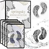 SPRINGSKY Under Eye Patches,Lace Eye Mask for Puffy Eyes and Dark Circles,Collagen Skin Care Products,Hydrating,Smoothing,Anti-Aging Eye Patch for Under Eye Bags(24 Pairs)