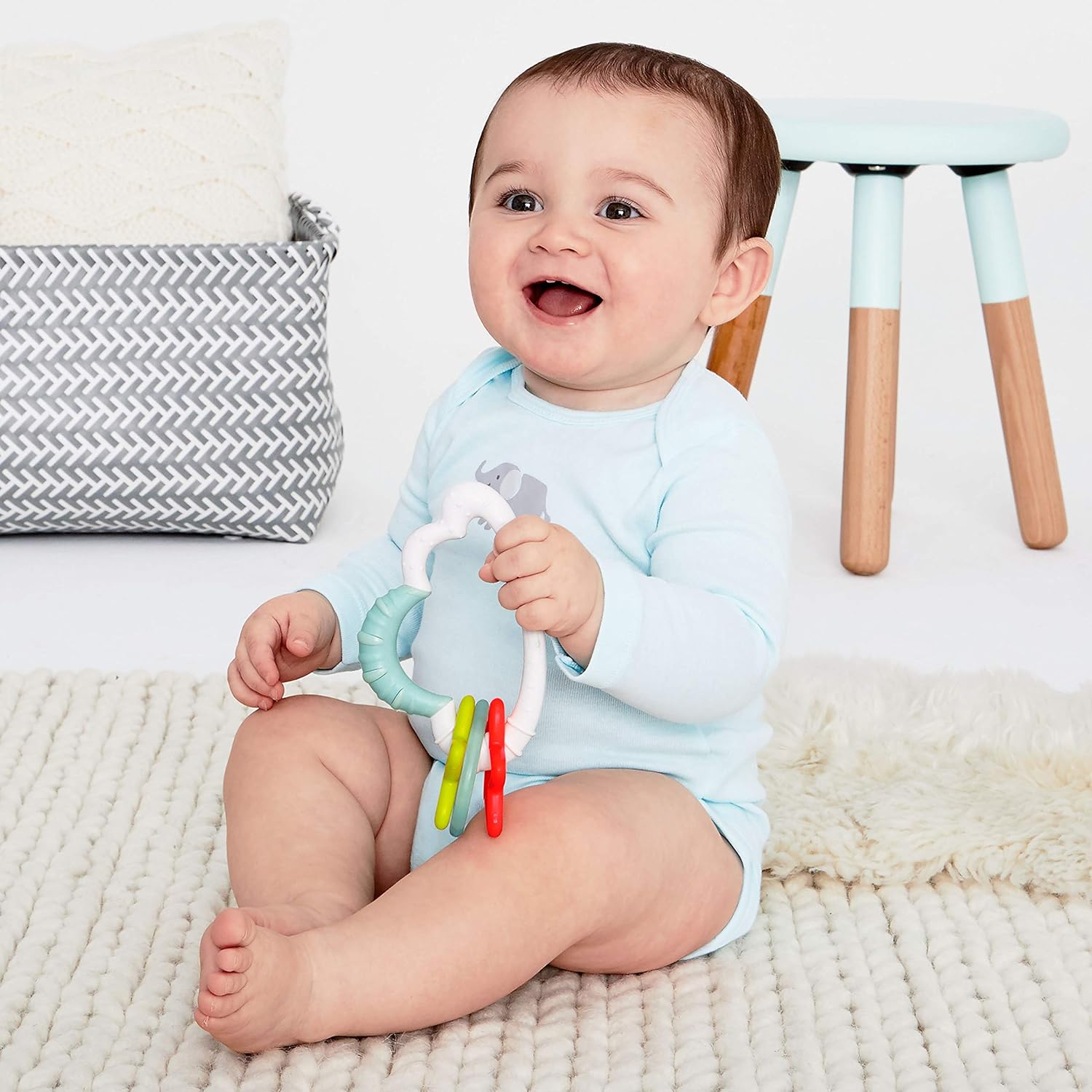 Skip Hop Silver Lining Cloud Jitter Stroller Toy, Multi : Baby