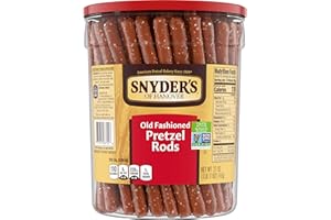 Snyder's of Hanover, Old Fashioned Pretzel Rods, 27 Oz Canister