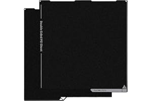 Double Side Black PEI Build Plate for Anycubic Kobra 3, 3D Printer Dual Side Textured PEI Print Bed Platform for Kobra 3, Kob