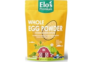 Dried Whole Egg Powder 8oz | PRODUCT OF CANADA| Premium Quality Dehydrated Eggs | Ideal for Baking, Cooking, and Emergency Fo