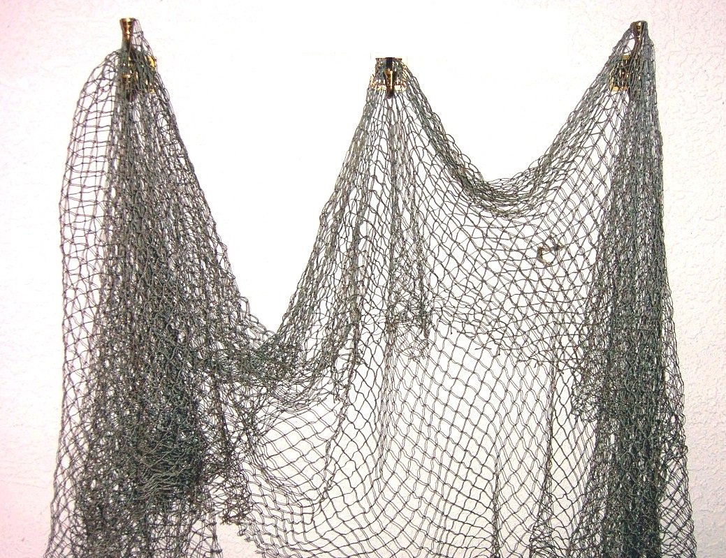 Fish Net Nautical Fishing Decor Large Mesh eBay