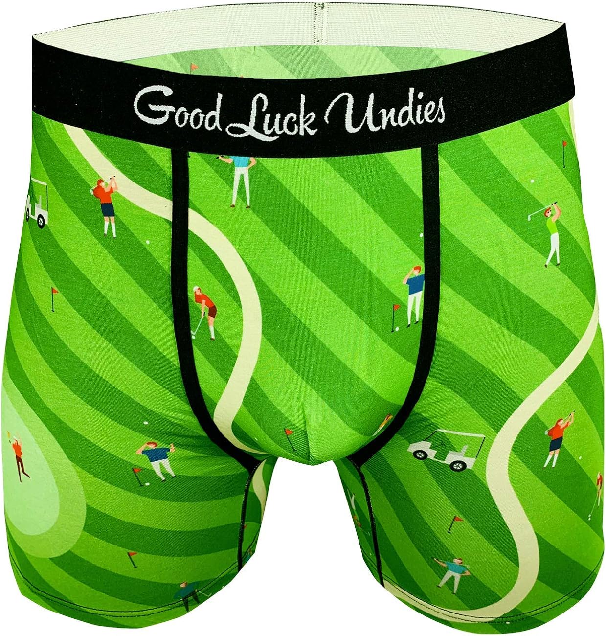 Good Luck Undies Men's Golf Boxer Brief Underwear Amazon.ca Clothing