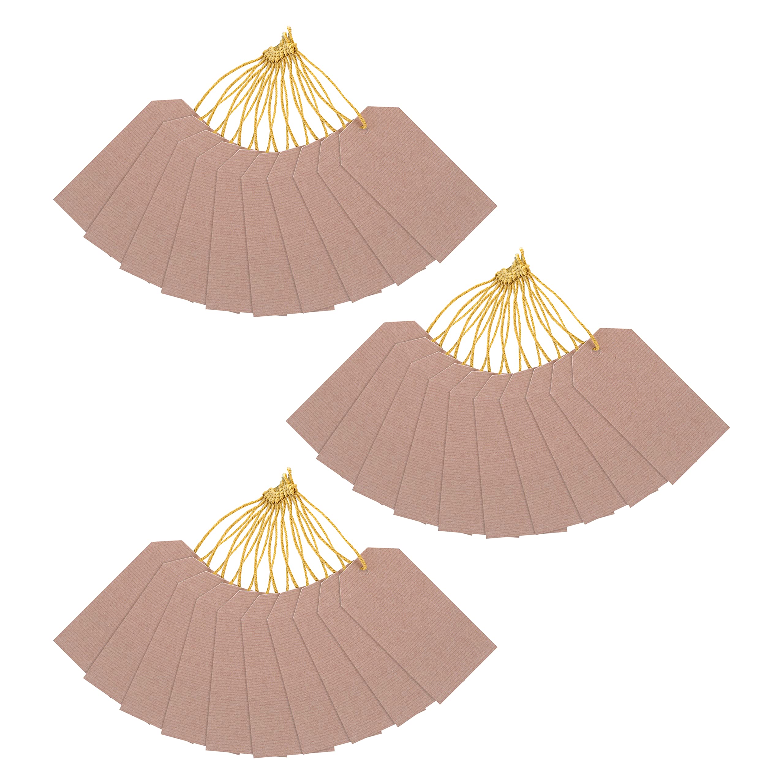 Hallmark Gift Tags, Pack of 30, Brown Kraft Design, Christmas, with Twine