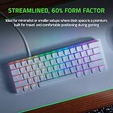 Razer Huntsman Mini 60% Keyboard Red Switch US Mercury White view 3