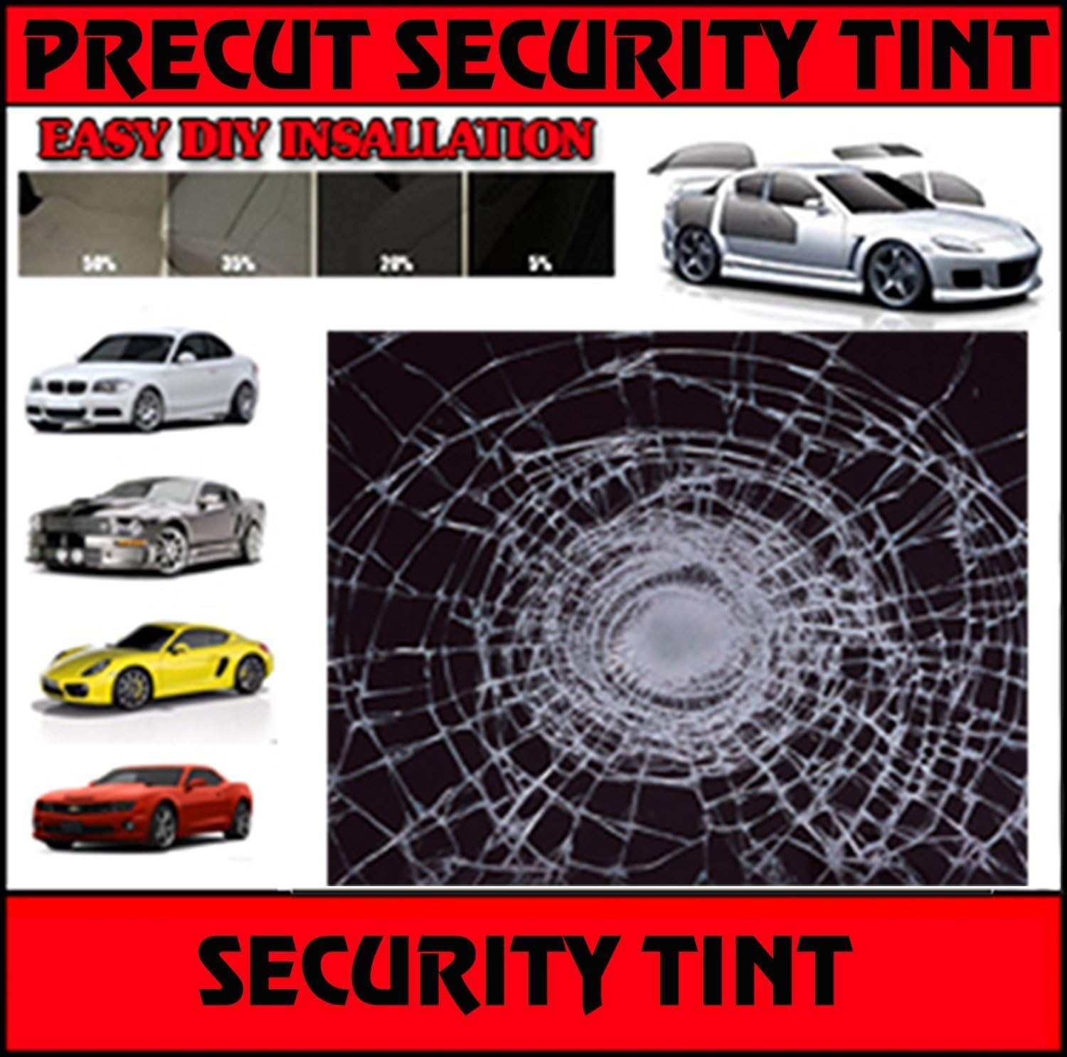 Precut Automotive Security Window Tint Film Kit Ultra