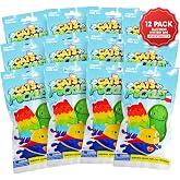 Cats vs Pickles 12pk Mystery Bags Blue Wave A 4" Bean Filled Plushies for Advent Calendars | Blind Bags for Girls and for Boys | Surprise Bean Collectibles | Mystery Bag for Kids &amp; Adults | 12-Pack