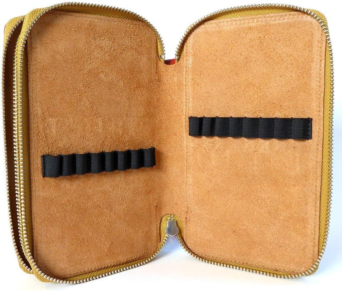 Sonnenleder "Bosse" High Quality Leather Multipurpose Case, Color: Blue, Genuine Leather * Made in Germany - Image 4