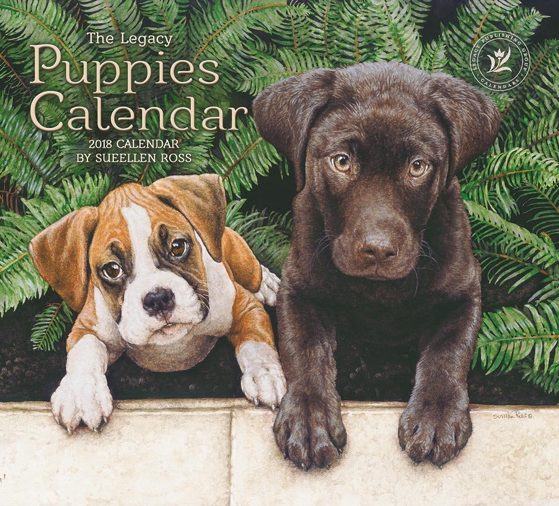 Best 2018 Puppy Desk Calendar
