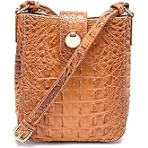 Makcr Joacbv Crocodile Embossed Small Crossbody Bag Fashionable Magnetic Buckle Decoration Shoulder Women's Luxury Wallet