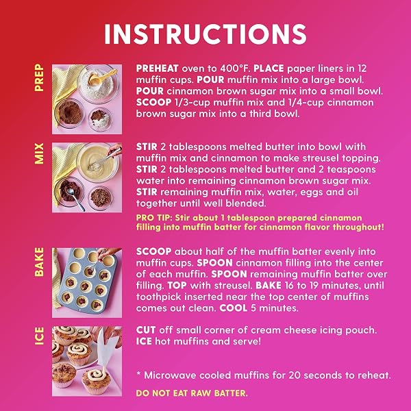 DUNCAN HINES EPIC CINNABON BAKERY INSPIRED MUFFIN KIT, 32.42 OZ.