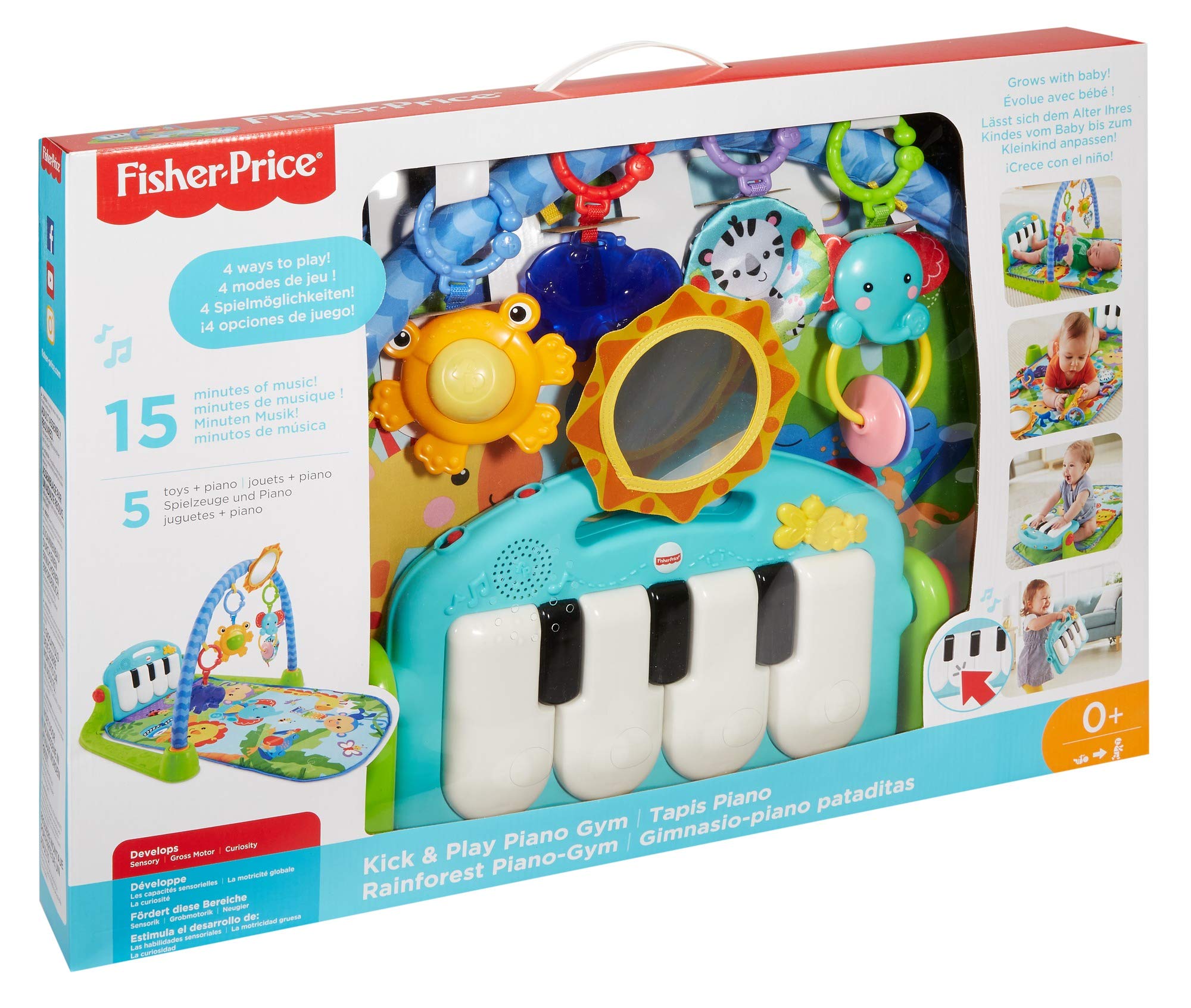 FisherPrice Kick 'n Play Piano Gym Amazon FisherPrice Kick 'n Play Piano Gym Amazon