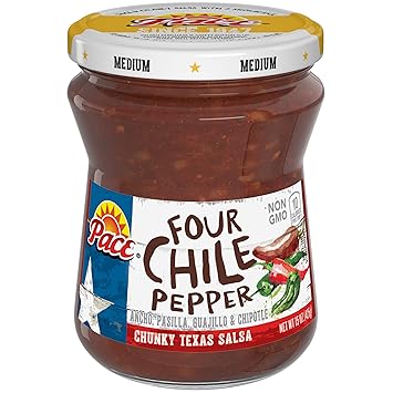 Amazon Com Pace Salsa Four Chile Pepper Salsa Medium Salsa