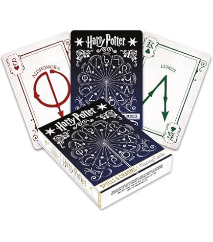 Amazon.com: Harry Potter Playing Cards - Hogwarts : Toys & Games