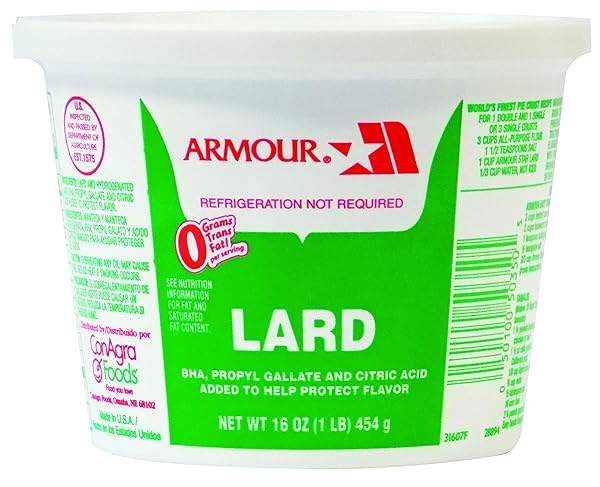 ARMOUR LARD 1 LB. TUB