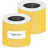 A2005 Pet Replacement Filters, 2-Pack 3-In-1 HEPA Activated Carbon Air Purifier Filters Compatible with A2005 Air Purifier
