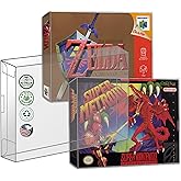 MALKO 10 Pack Video Game Protector Compatible with: SNES & N64 Game Box | Clear Plastic Sleeve Cover