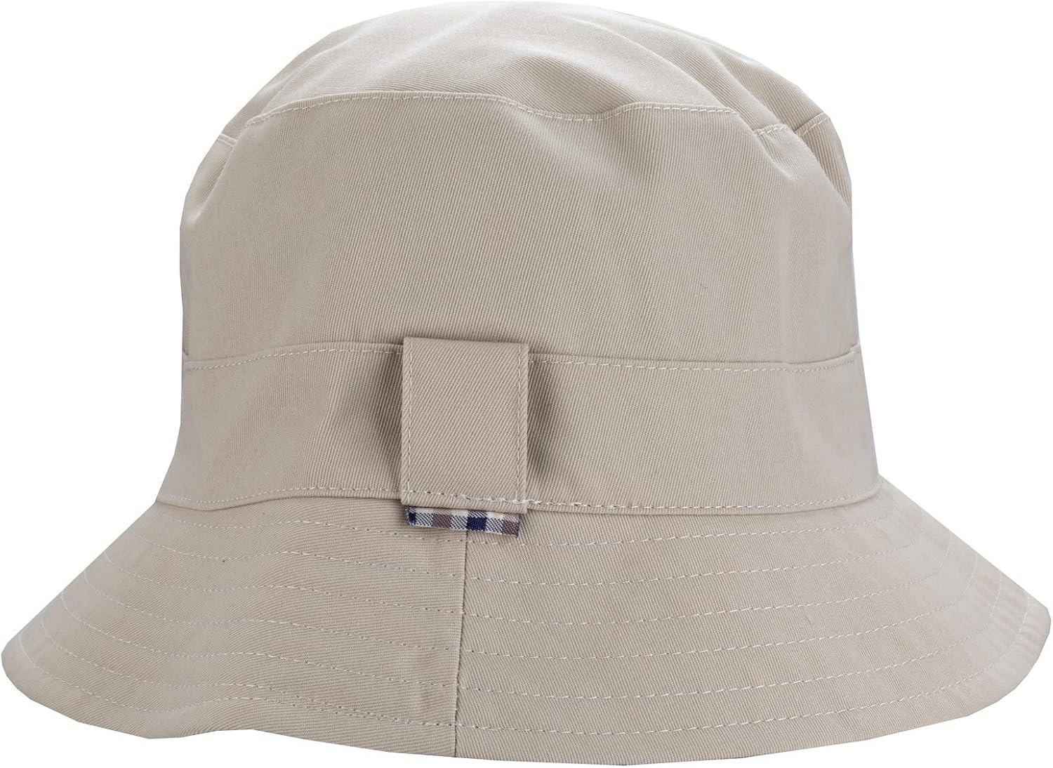 Aquascutum Mens Reversible Bucket Hat in Beige One Size Aquascutum