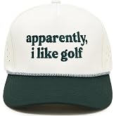 Funky Junque Golf Trucker Hat Mesh Snapback Funny Caps for Men and Women | Lightweight Golf Trucker Rope Hat with Adjustable Snapback, Golf Course and Weekend Wear, Funny Golf Hats for Men and Women
