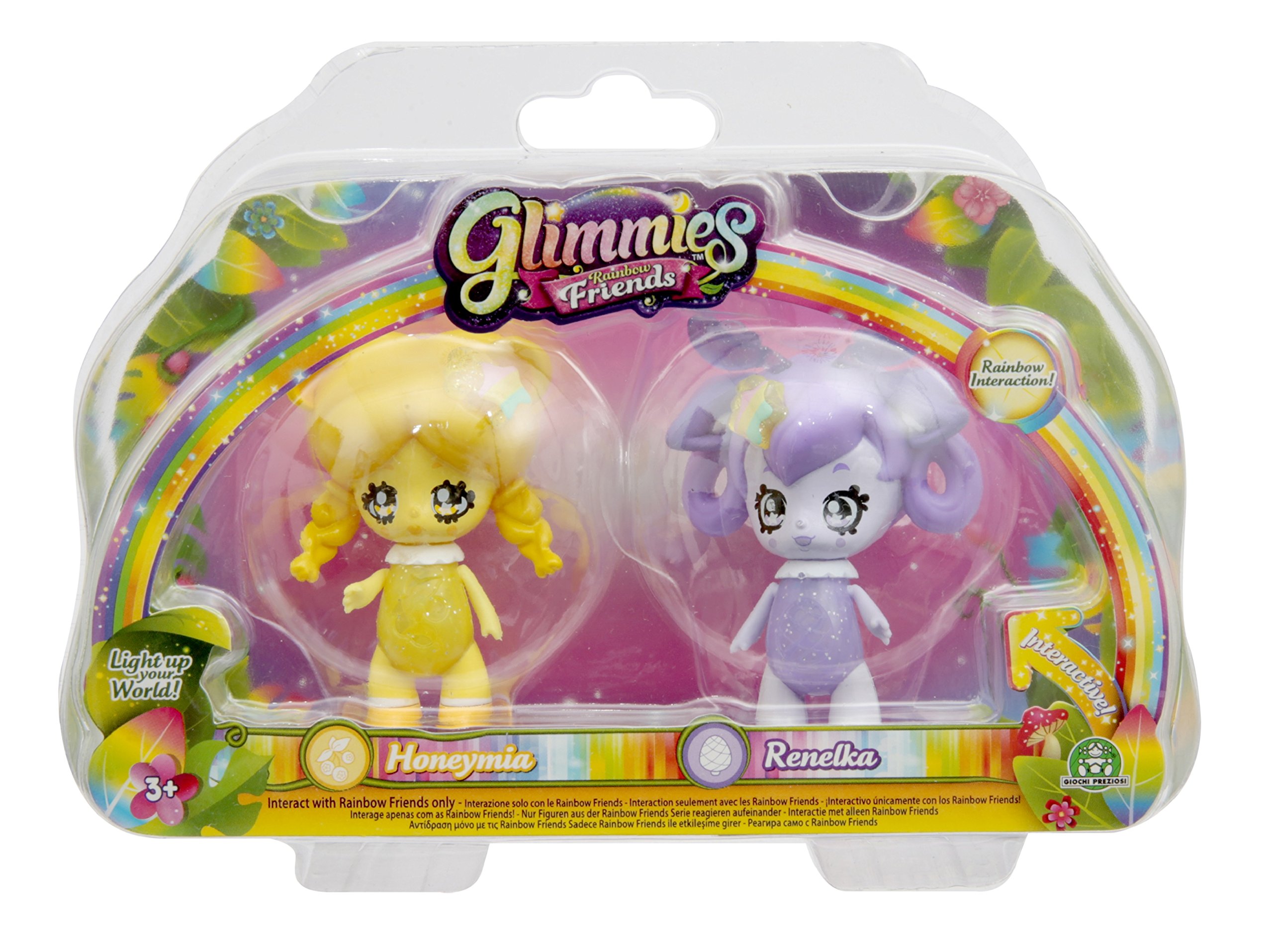 Glimmies GLN016 – 2 Rainbow Friends 6 cm – Honeymia/Renelka Models
