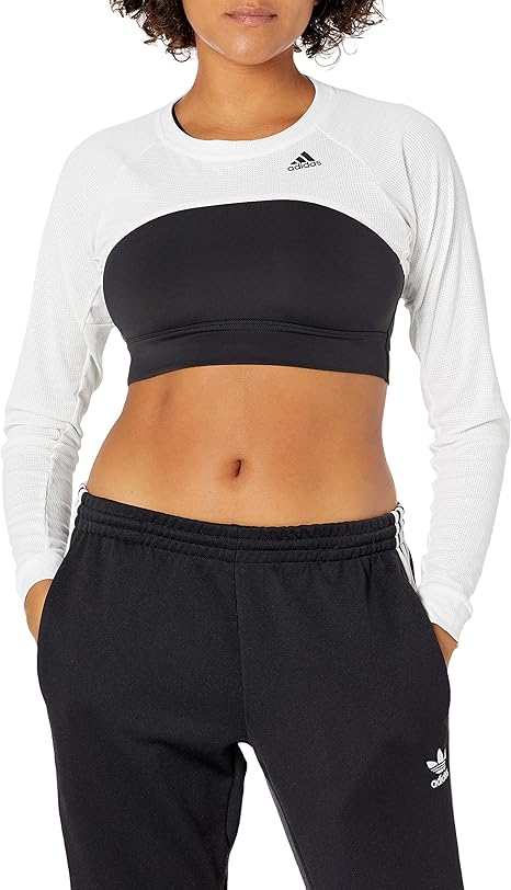 adidas cropped shrug top