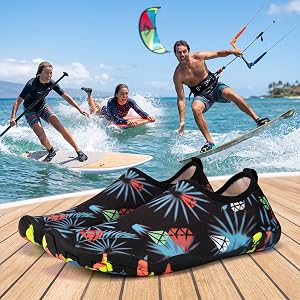 Unisex Quick Dry Barefoot Water Shoes Anti-Slip Aqua Socks Surf Footwear