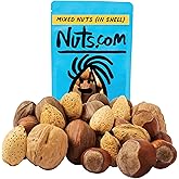 Nuts.com Mixed Nuts in Shell, No Brazil Nuts, 1 LB - Perfect for Nut Lovers | Includes Walnuts, Hazelnuts, Pecans &amp; Almonds &ndash; Healthy Snack Sampler for Squirrels, Wholesome Snack for Home or On the Go