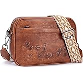 MEITRUE Crossbody Purse for Women Vegan Leather Small Crossbody Bags with Adjustable Strap Multiple Pockets Shoulder Handbags
