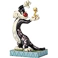 Looney Tunes by Jim Shore Sylvester and Tweety Bird Stone Resin Figurine, 6.25”