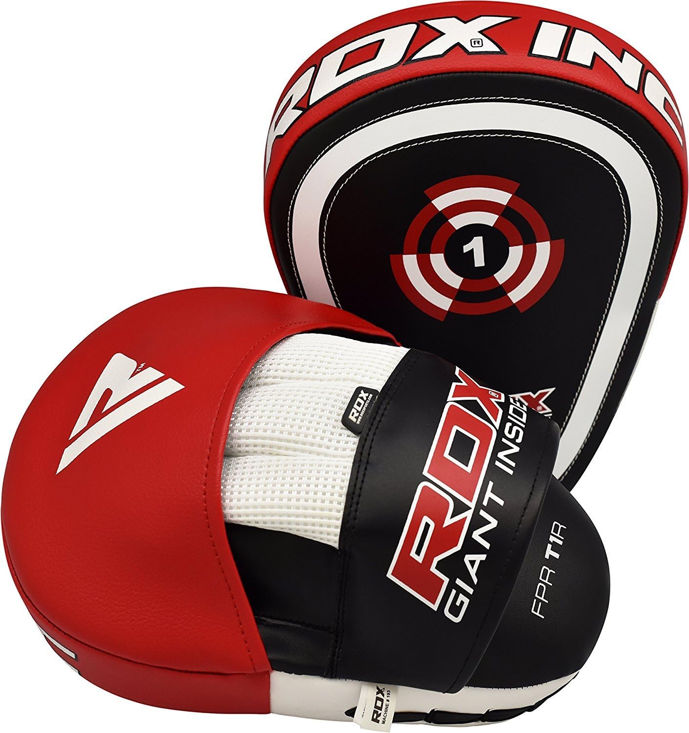 RDX Boxing Pads Focus Mitts |Maya Hide Leather Curved Hook and Jab Target Hand Pads | Great for MMA, Martial Arts, Kickboxing, Muay Thai, Karate Training | Padded Punching, Coaching Strike Shield : Sports & Outdoors