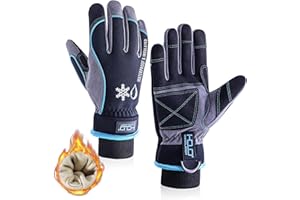 HLDD HANDLANDY Waterproof & Windproof Winter Gloves for Men Women, Touchscreen Thermal Gloves for Cold Weather, Ski Snowboard Work Gloves