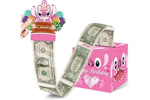 OQFGD Stitch Birthday Party Gift, Stitch Birthday Decorations, Stitch Money Gift Boxes for Cash Gift, Angel Happy Birthday Money Gift Box, Stitch Party Decorations, Stitch Theme Birthday Gifts for Girls