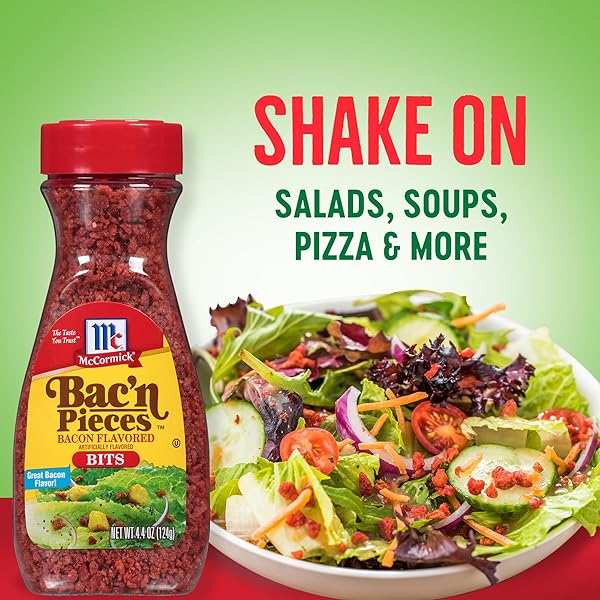 MCCORMICK BAC’N PIECES BACON FLAVORED BITS, 4.4 OZ