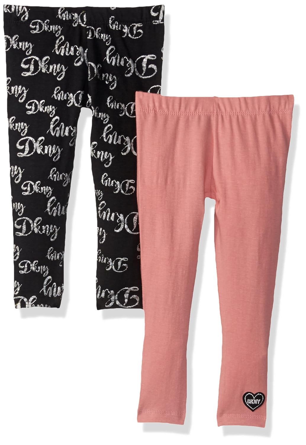 DKNY Baby Girls Classic 2 Pack Leggings Amazon.in Clothing & Accessories