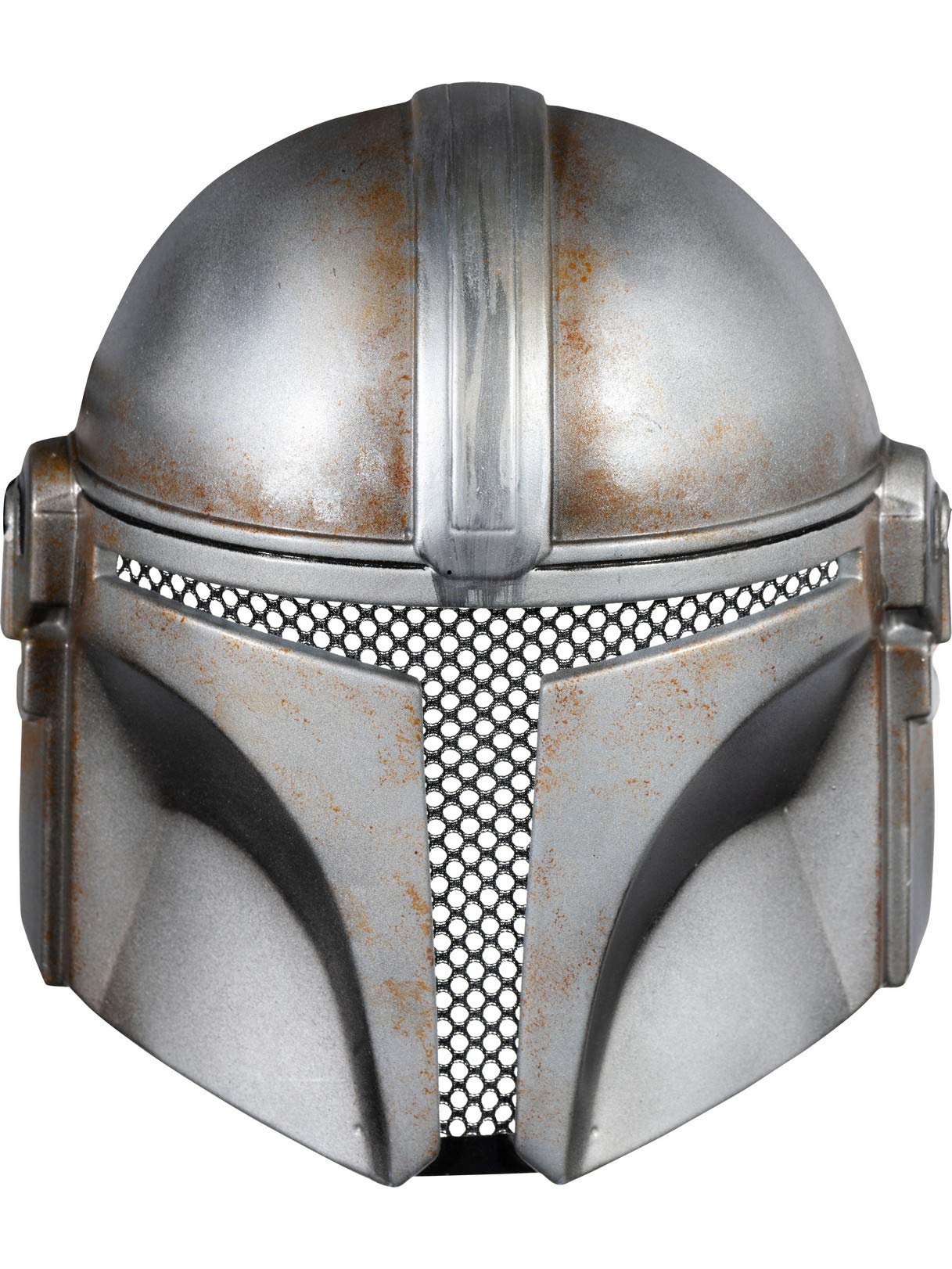 Rubies STAR WARS - Costume Mask - Star Wars the Mandalorian Battle Damaged Half-mask Men One Size