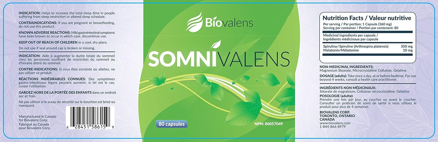 Amazon.com : Melatonin with Spirulina - Faster, Deeper Sleep - Natural Sleep Aid - 80 Gelatin Capsules - 80 Days Supply. Source of Antioxidants.