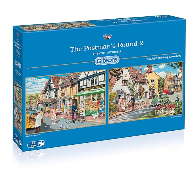 Gibsons Cotswold Villages Jigsaw Puzzles 2 x 1000 2000 Pieces Best