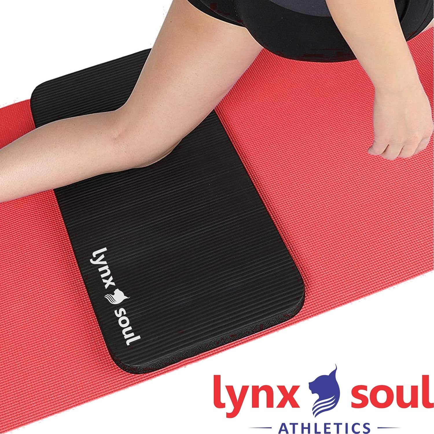 Amazon LYNXSOUL ヨガ膝と肘パッドクッション ミニマット フルサイズエクササイズマットを補完 キャリーオンバッグ付き