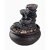 Teamson Home Indoor Tabletop Zen Waterfall Fountain