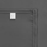 DWCN Blackout Curtains 2 Panels 54 x 46 Inch Eyelet Thermal Grey view 5