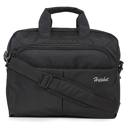 HOT SHOT Men & Women Synthetic Polyester Unisex 15.6 inch Laptop Messenger Bag for Office & College