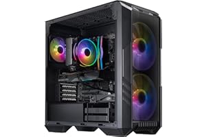 Cooler Master HAF 5 Pro High Performance Gaming PC - Intel i7 12700F - NVIDIA GeForce RTX 4060 Ti - 16GB DDR4 3200MHz - 1TB M.2 NVMe SSD – WiFi - Windows 11 - Desktop Computer