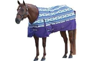 WeatherBeeta ComFiTec Essential Turnout 220g, Purple Navajo Print, 78"