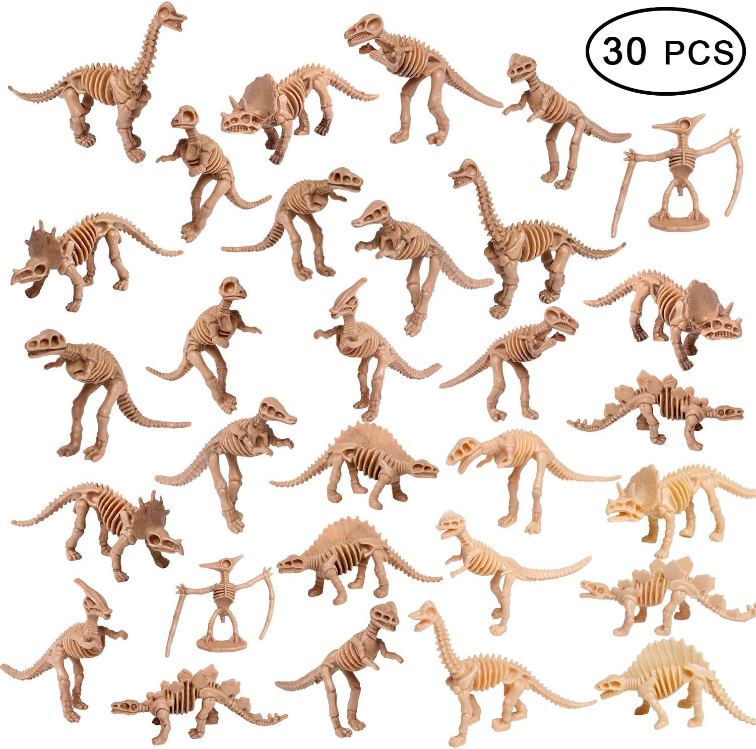 dinosaur skeleton figures