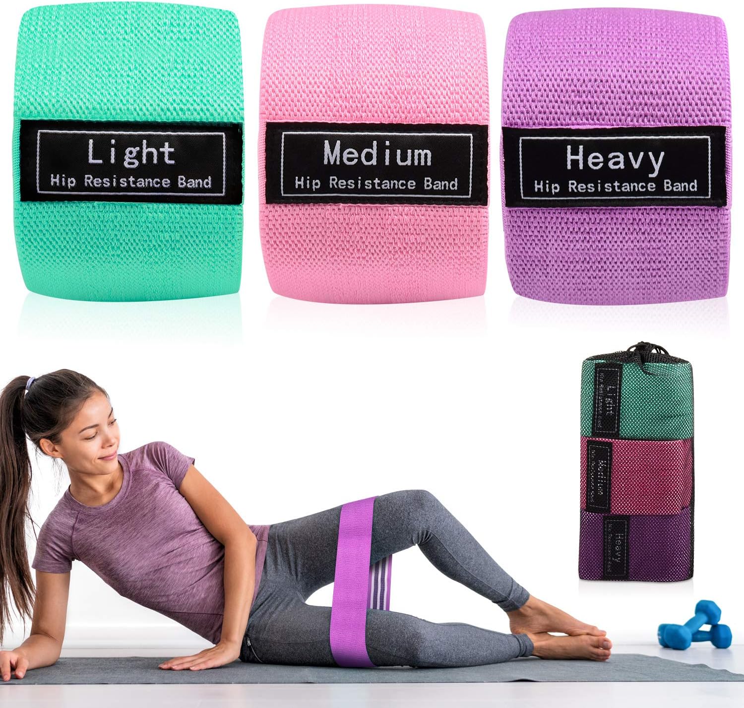 Fabric Bands for Squats Booty Shaping and Lifting Glutes and Legs