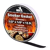 UNCO Smoker Gasket - 15 Ft, 1/2"X1/8", High Temp