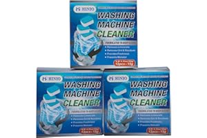 Hinio Washing Machine Cleaner Tablets, 36 Solid Deep Cleaning Tablet, Finally Clean All Washers Machines Including HE Front Loader Top Load