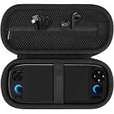 khanka Case for Anbernic RG VITA Pro/Retroid Pocket 6/5 Console,Black | Travel-Ready Storage for Anbernic RG VITA /Retroid Pocket G2/Retroid Pocket 4 Retro Handheld Game Console &amp; Accessories
