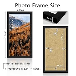 Picrit 6x12 Frame, Photo Frame for Wall Mounting