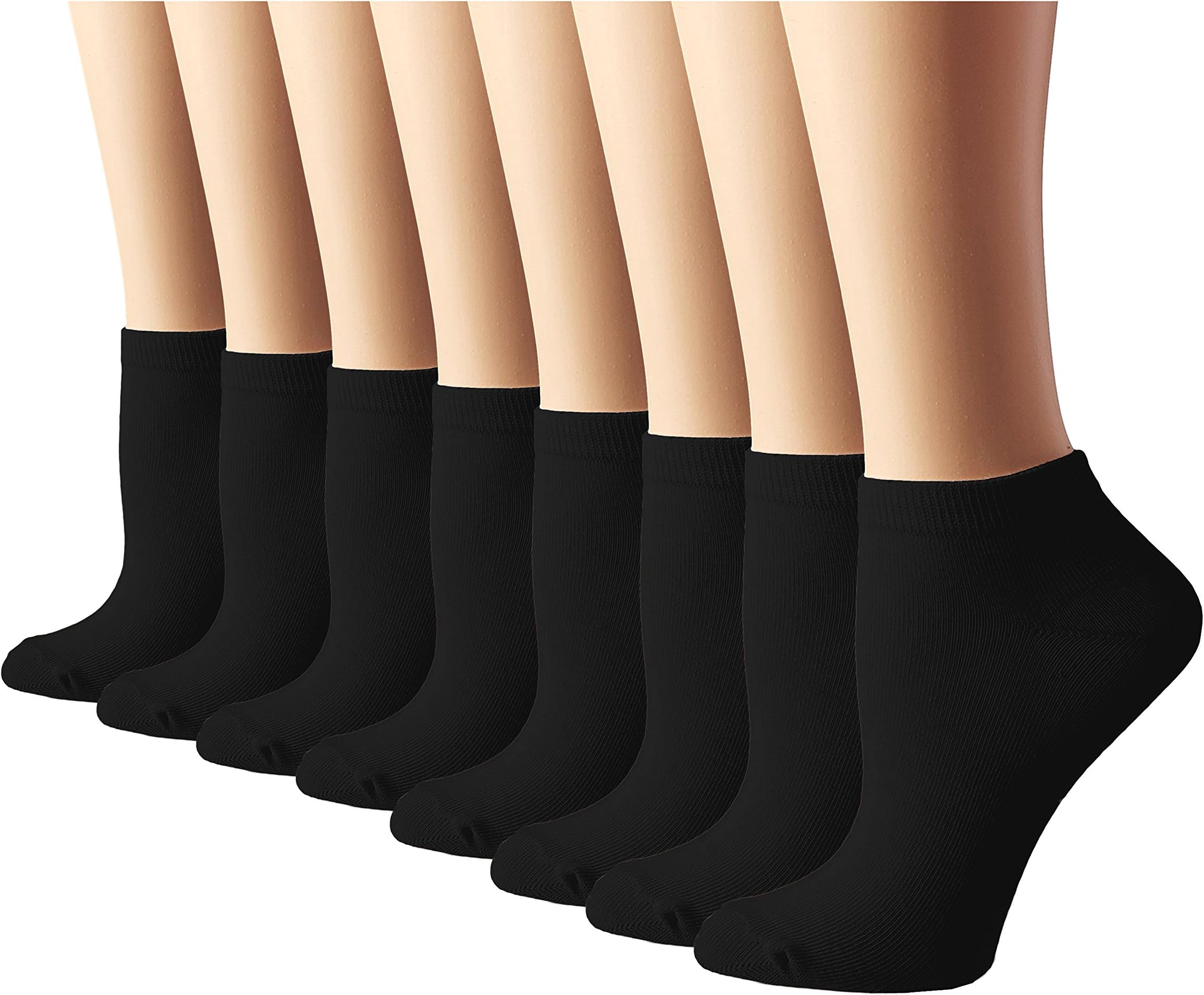 TOP STEPAthletic No Show Running Socks - 8 Pack